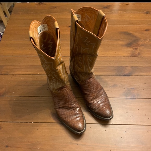 Justin Boots Other - Justin Tegu Lizard Skin Boots 🦎